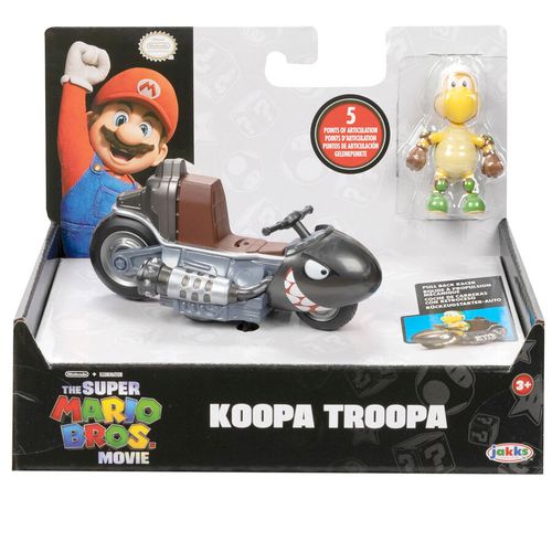 Mario Kart The Movie Koopa Troopa Kart  Kart figure 6cm slika 1