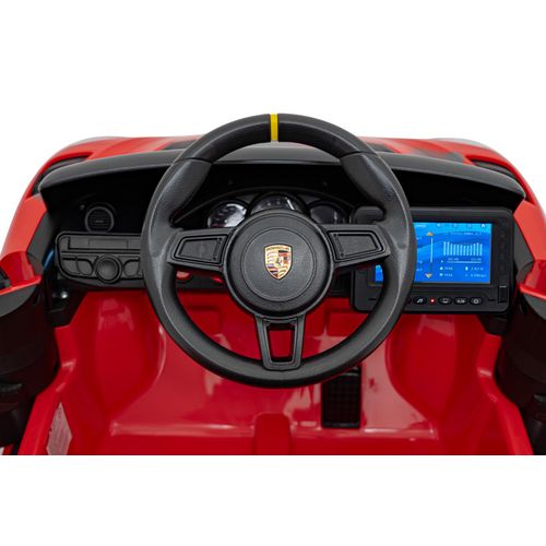 Licencirani auto na akumulator Porsche 718 MP4 - crveni slika 7