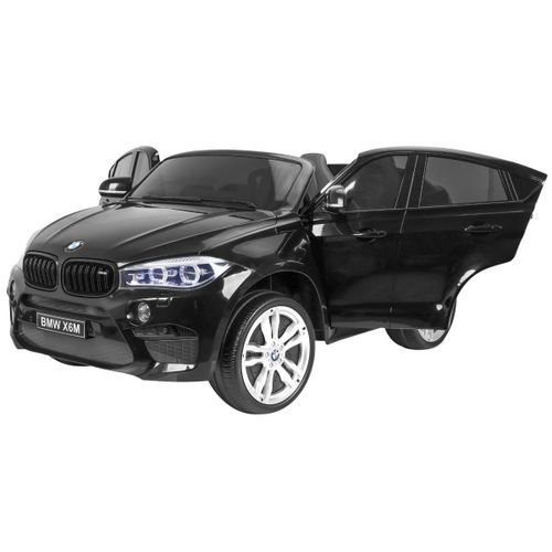 Licencirani auto na akumulator BMW X6M XXL - dvosjed - crni/lakirani slika 3