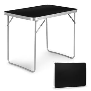 Modernhome sklopivi turistički stol, 80x60 cm, crni