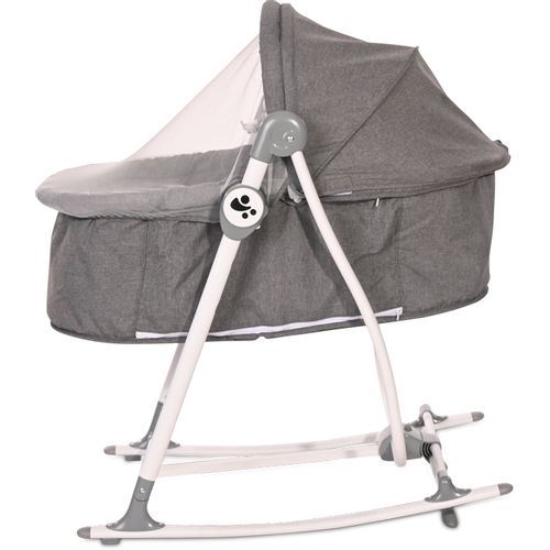 LORELLI CRADLE ALICANTE Kolijevka i Njihalica za Bebe 2u1 Grey (0-6mj/do 9kg) slika 3