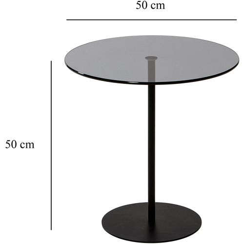 Woody Fashion Bočni stol, Chill-Out - Black, Dark Grey slika 4