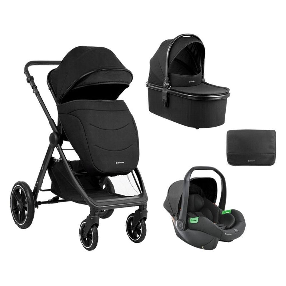 Kikka Boo Kolica Ava 3U1, Black slika 1
