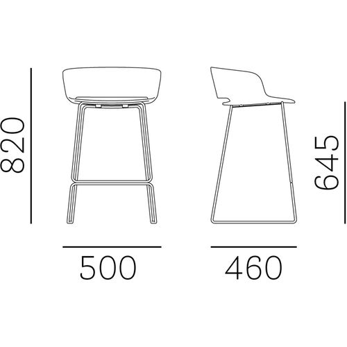 Dizajnerske polubarske stolice — by FIORAVANTI • 2 kom. slika 2