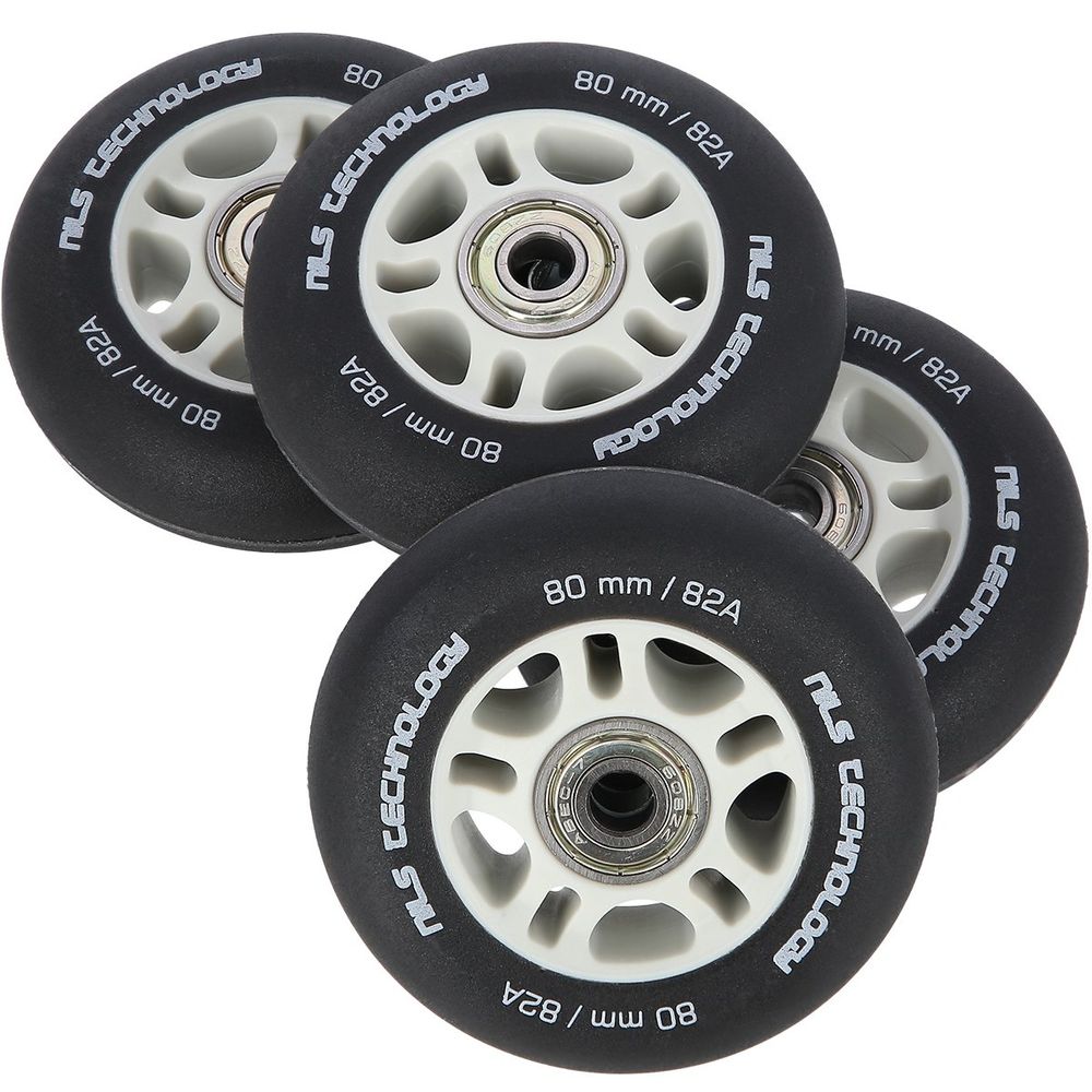 Pu 80x24 82a crna mat (4 kom.) + abec-9 (8 kom.) set nils extreme slika 1
