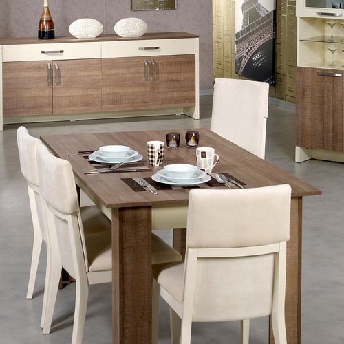 Bois - Dark Oak Dark Oak Extendable Dining Table slika 1