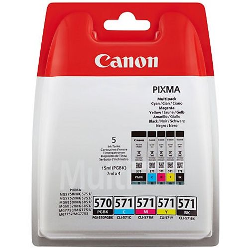 Canon tinta PGI-570 + CL-571 BCMY multipack slika 2