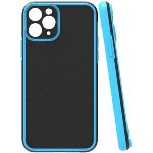 MCTR82-OnePlus 8 Pro * Textured Armor Silicone Blue (79)