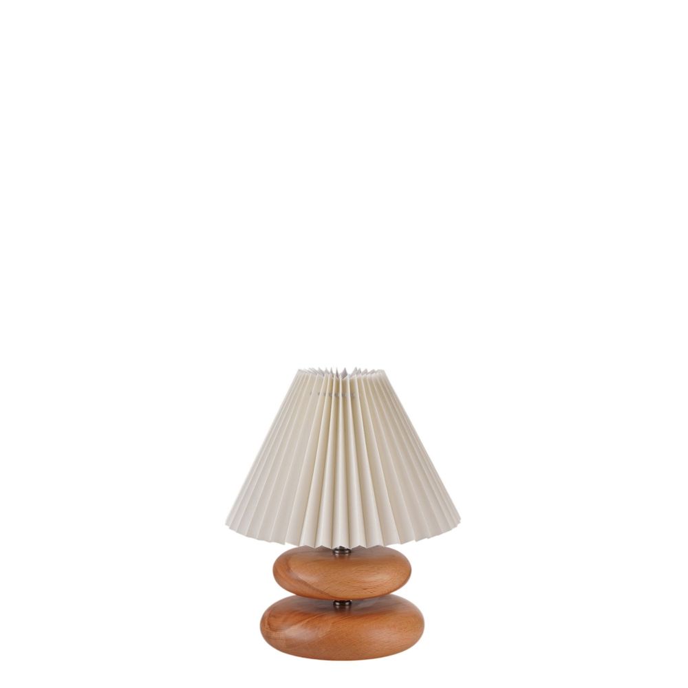 Opviq Stolna lampa 934, krem, hrast slika 4
