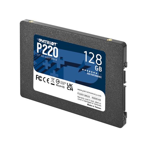 SSD Disk Patriot P220 128GB SATA 3 2.5" slika 2