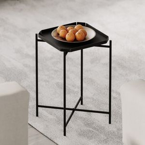 Kafa stol Shb-008 - Crni metalni stol