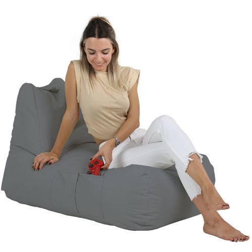Atelier Del Sofa Vreća za sjedenje, Trendy Comfort Bed Pouf - Fume slika 6