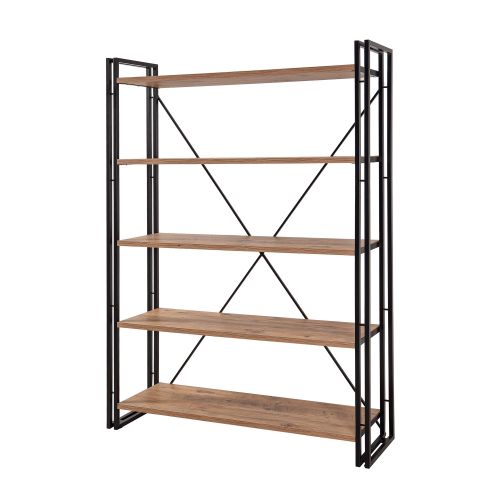 Hanah Home Cosmo Fix Atlantic Pine Black Bookshelf slika 4