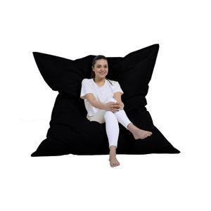 Atelier Del Sofa Huge - Black Black Garden Cushion