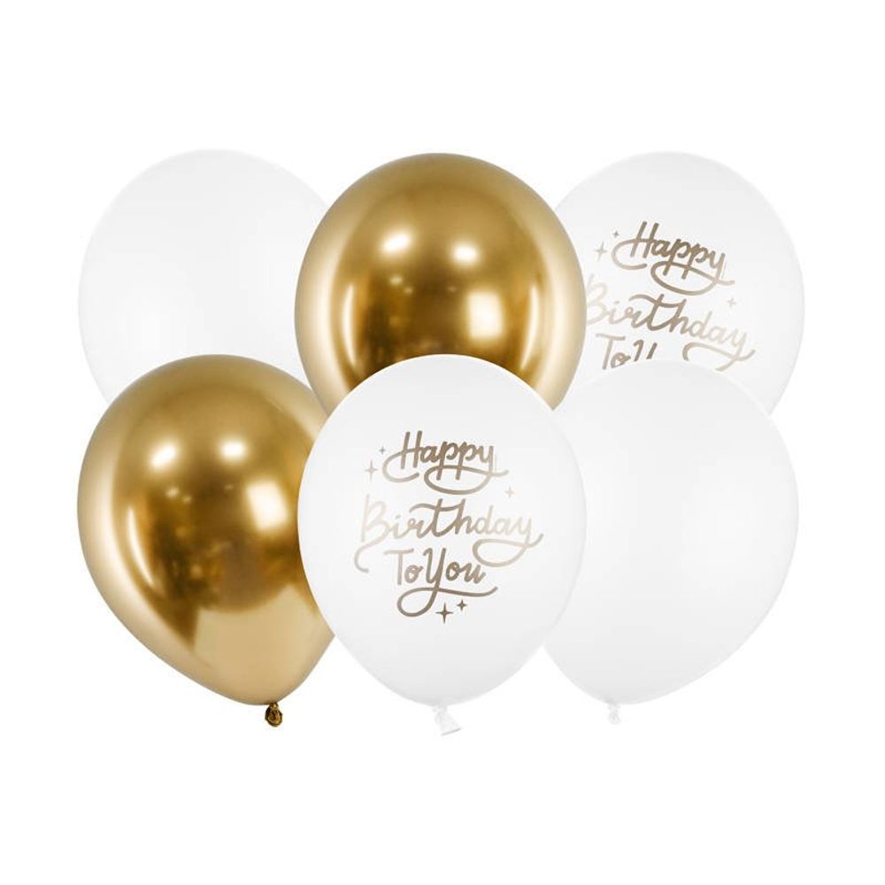 SB14P-305 Balon Happy Birthday To You 30cm, 6kom slika 1