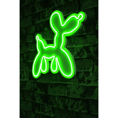 Wallity Ukrasna plastična LED rasvjeta, Balloon Dog - Green slika 1