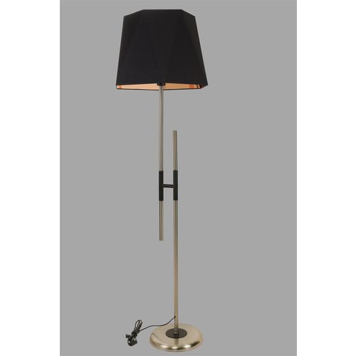 Felix Mat Krom Lambader Altıgen Siyaha-Bakır Abajurlu Black
Copper Floor Lamp slika 2