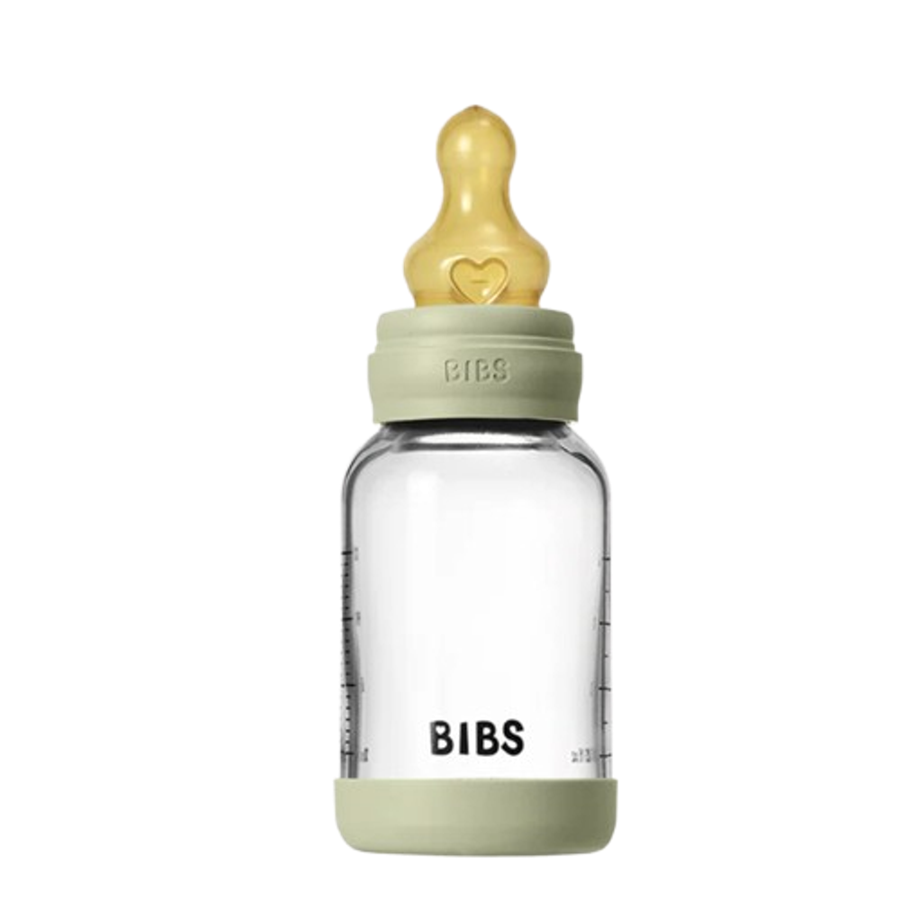 Bibs Staklena flašica za bebe Latex 120ml, Sage slika 1