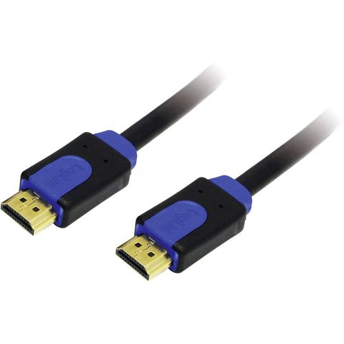 LogiLink HDMI priključni kabel HDMI A utikač, HDMI A utikač 10.00 m crna CHB1110  HDMI kabel slika 1