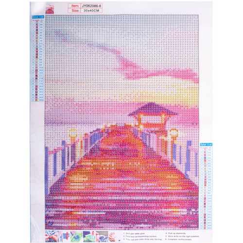 Set za izradu 5D mozaika pristanište slika 2