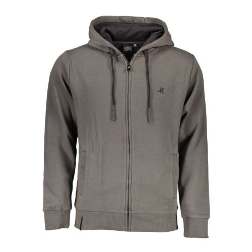 US GRAND POLO SWEATSHIRT WITH ZIP MAN GRAY slika 1