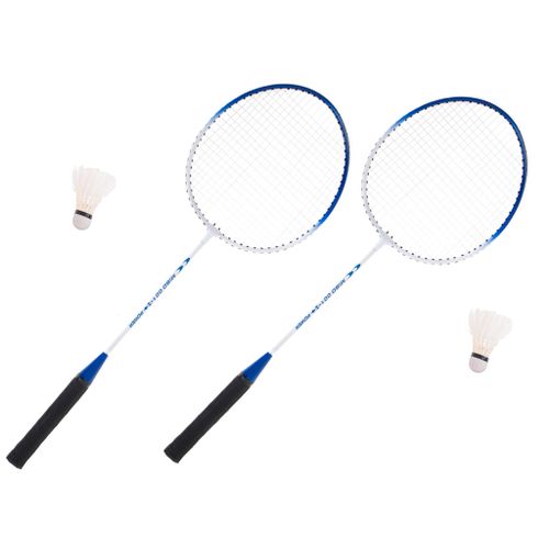 Set reketa za badminton u torbi plavi slika 4