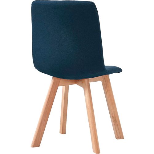 Blagovaonske stolice od tkanine 4 kom plave slika 4