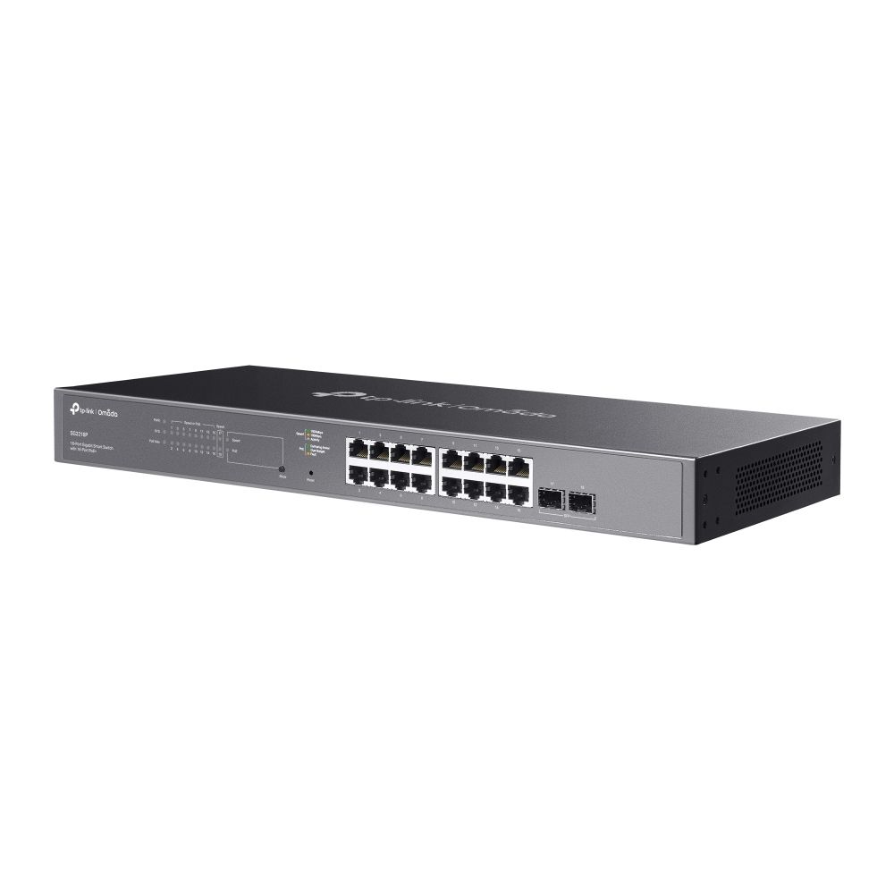 TP-Link SG2218P Omada 18-Port Gigabit Pametan Prekidač sa 16-Port PoE+ slika 3