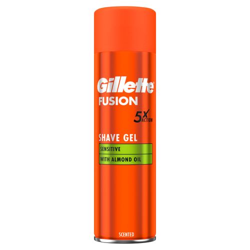 Gillette Fusion gel za brijanje Sensitive 200ml slika 1