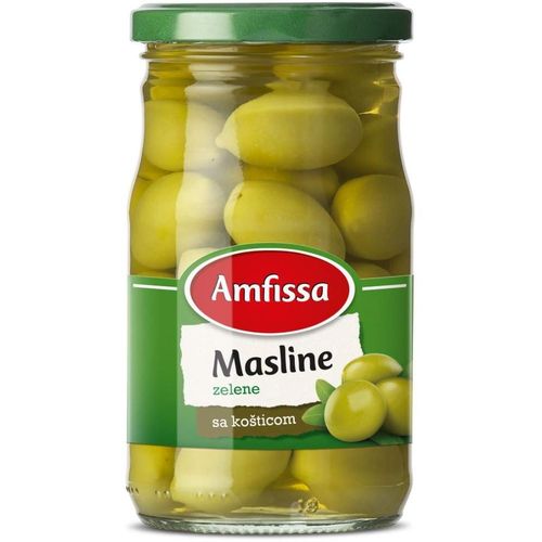 Amfissa Masline zelene sa košticom 300g slika 1