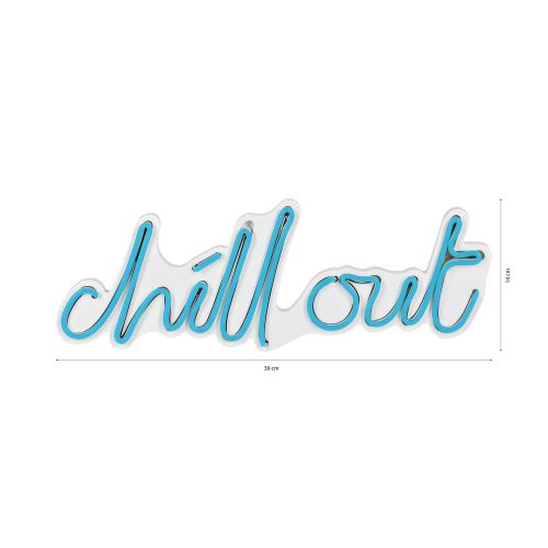 Wallity Chill Out - Plava Dekorativna Plastična LED Rasveta slika 8