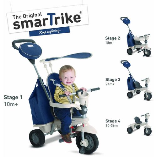 Smart Trike tricikl Voyage 4u1 - Blue slika 6