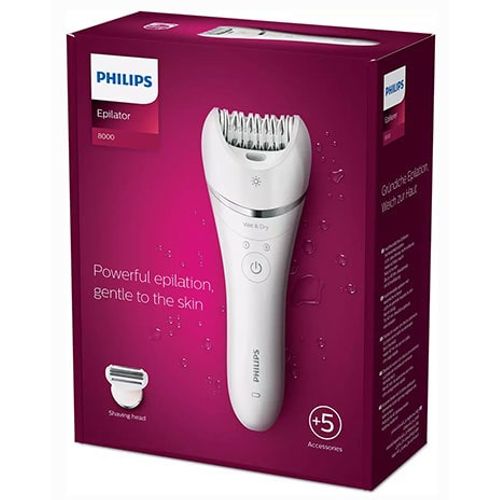 Philips BRE710/00 Epilator serije 8000 sa 5 nastavaka slika 5