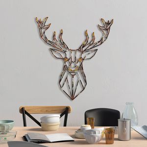 Wallity Metalna zidna dekoracija, Deer - 3