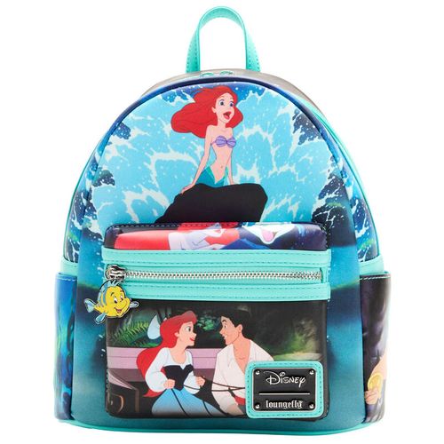 Loungefly Disney Mala Sirena Scenski Ruksak 26cm slika 7