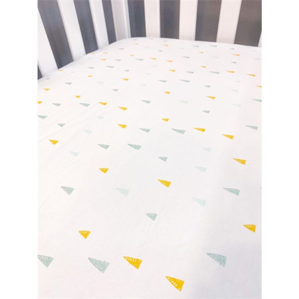 Kikka Boo Vodootporna navlaka za madrac Triangles, 120x60cm slika 1