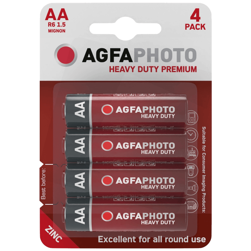 Agfa Zinc baterije, AA, 1.5 V, blister 4 kom. - AA B4 slika 1