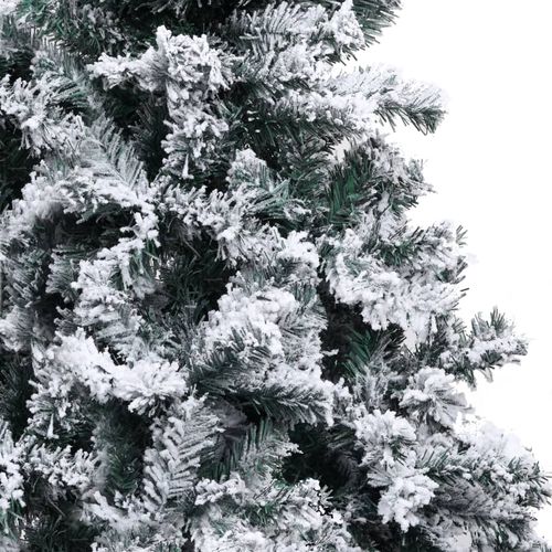 Umjetno božićno drvce sa snijegom zeleno 180 cm PVC slika 15