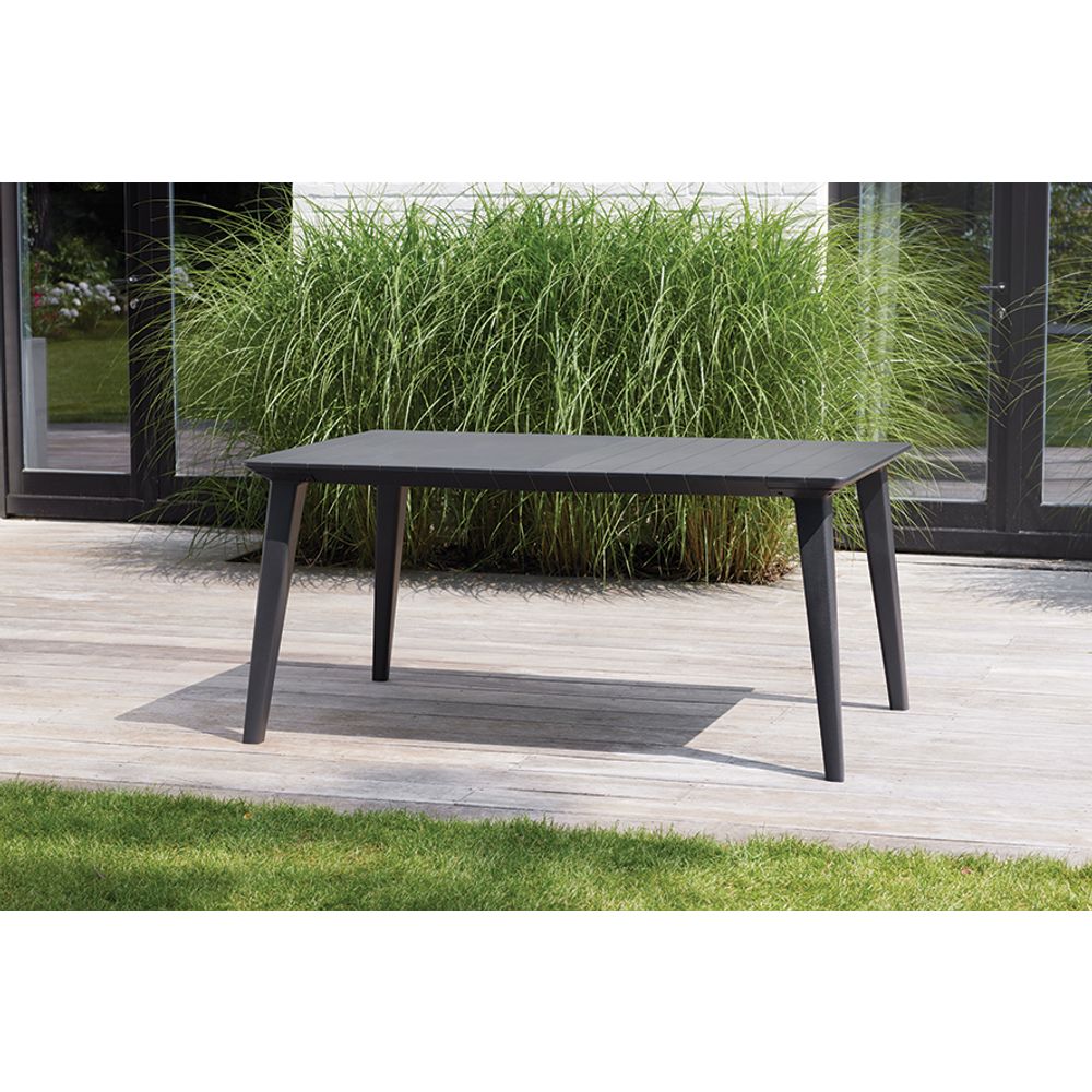 KETER vrtni sto 157x98x74cm sivi LIMA slika 2