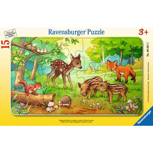 Ravensburger Puzzle šumske životinje 15 kom slika 1