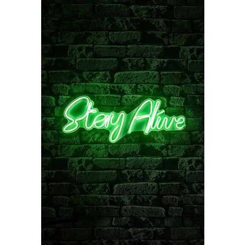 Wallity Zidna LED dekoracija, Stay Alive - Green slika 4
