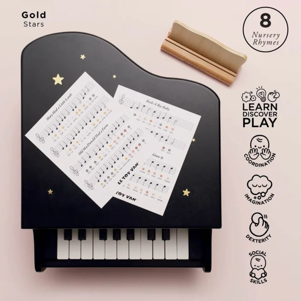 Le Toy Van Drveni klavir Grand Piano slika 4