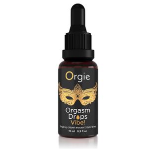 Stimulacijski serum Orgie - Orgasm Drops Vibe, 15 ml