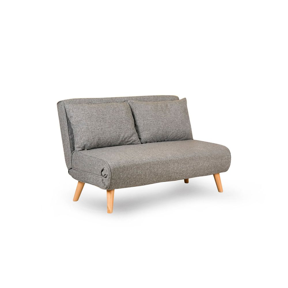 Folde 2-Sjedalni - Svijetlo Siva Sofa na Razvlačenje slika 6