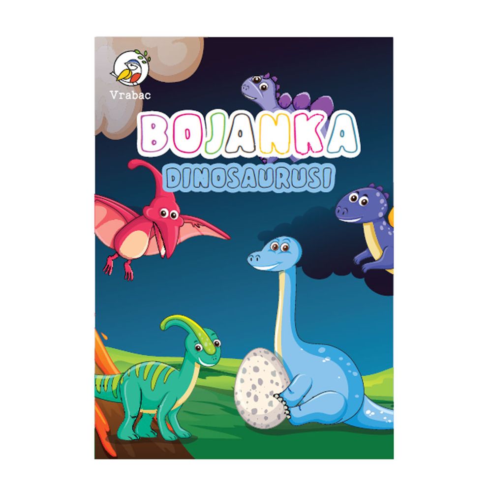 Vrabac Bojanka Sali, Dinosaurusi A4 slika 1