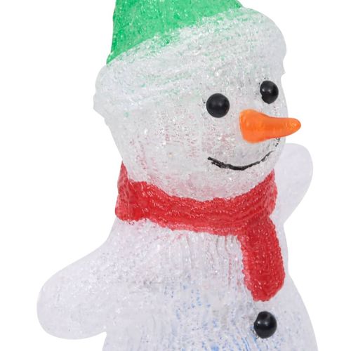 LED božićna akrilna figura snjegovića unutarnja i vanjska 30 cm slika 8