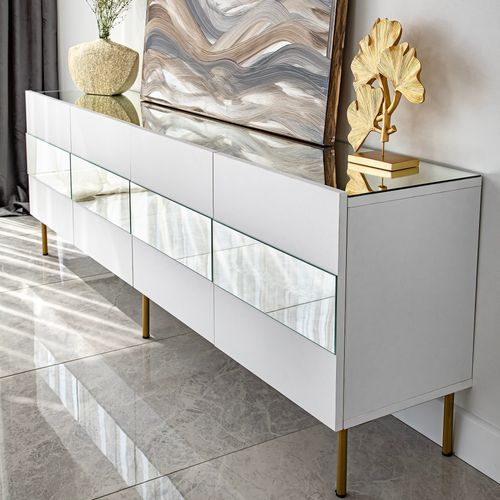 Leon - White, Gold White
Gold TV Stand slika 3