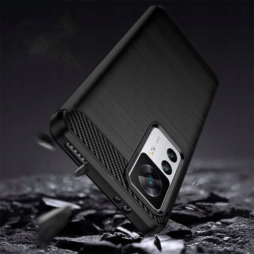 TECH-PROTECT TPUCARBON MASKA ZA XIAOMI 12T / 12T PRO CRNA slika 4