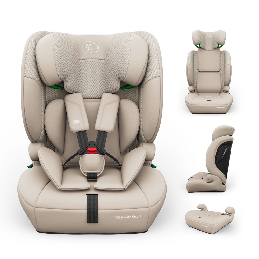 Kinderkraft autosjedalica Comfort Up 2 plus i-Size 9-36 kg (76-150 cm) bez Isofix-a, Beige slika 1