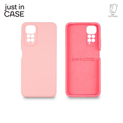 2u1 Extra case MIX PLUS paket PINK za Redmi Note 11 5G/M4 pro slika 3